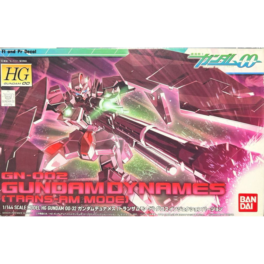 Hg 1/144 Gundam Dynames Trans-AM Mode