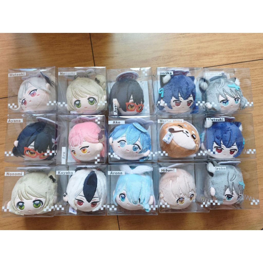 Blue Archive The Animation Puni Puni Plush พวงกุญแจ