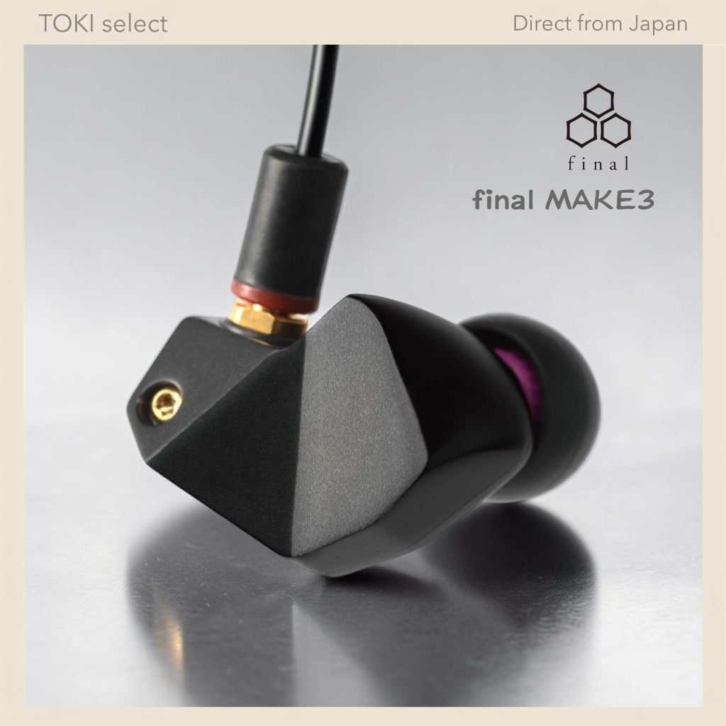 final MAKE3 Wired Earphones Tuning Customizable Sound 3.5mm In Ear Earphones Audio DIY Sound