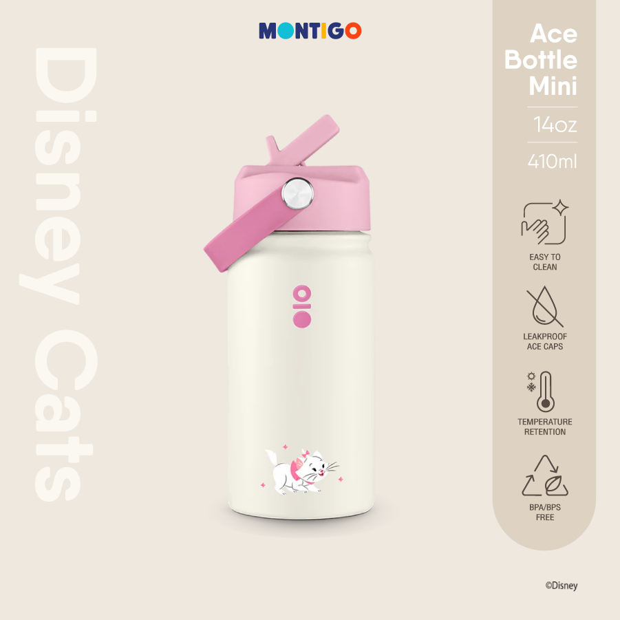 [Montigo Disney] Cats Mini Ace Marie 14oz / 410ml (กระบอกน้ำเก็บความร้อน-เย็น)