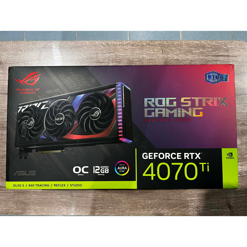 RTX4070Ti Rogstrix 12GB มือสองราคาสุดคุ้ม