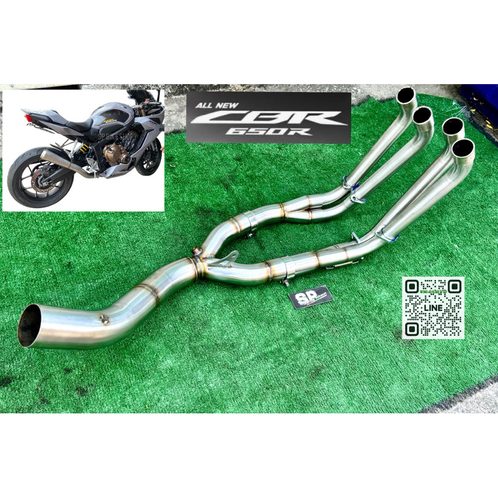 คอท่อ cbr650r cb650f 2.5 ทรงs1000
