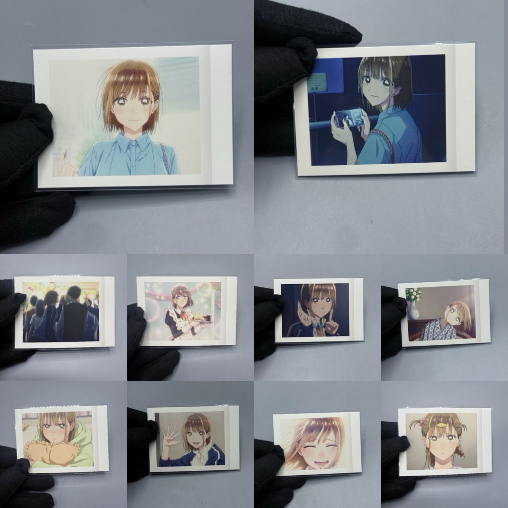 (พร้อมส่ง/แท้ ) ของสะสม อนิเมะ กล่องรักวัยใส การ์ด blue รูปที่ 2