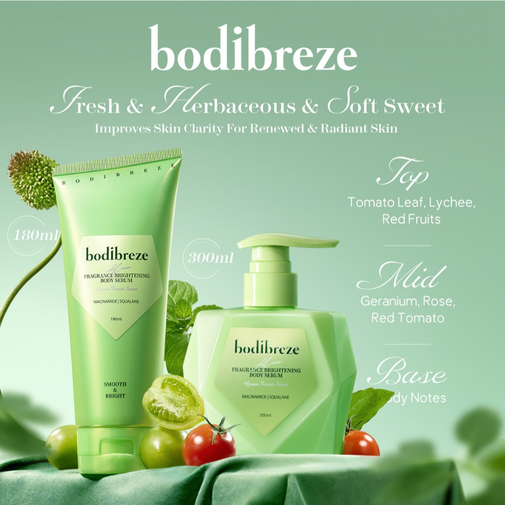 Bodibreze Alice Fragrance Brightening Body Serum 300ml | เซรั่มบอดี้ ขาวใส เนียนนุ่ม ชุ่มชื่น ดูดซึมไว ไม่เหนียวเหนอะหนะ