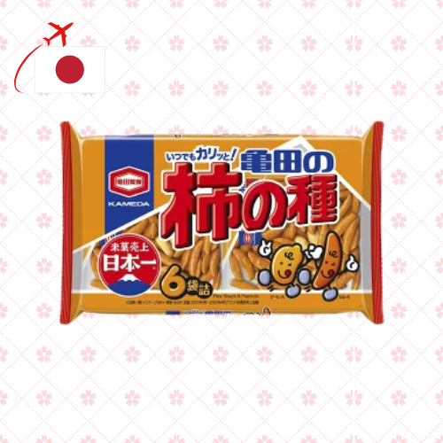 Kameda Kaki no Tane Original Japanese Rice Crackers & Peanuts Snack