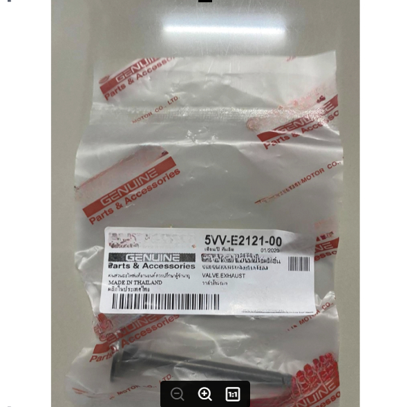 (MIO/FINO/NOUVO)วาล์วไอดี+ไอเสีย เดิมอย่างดี (ราคา1คู่/2อันไอดี+ไอเสีย) รุ่น MIO/FINO/NOUVO(5VV)