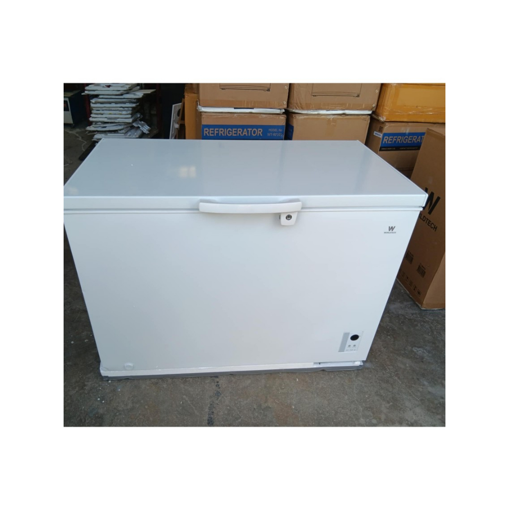 ตู้แช่แข็งฝาทึบ Worldtech 10Q. จุ 299 L. รุ่น WT-FZ300_WHT ใหม่ เกรด B