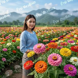 เมล็ดดอกบานชื่น 200 เมล็ด คละสี ดอกใหญ่ สีสด ปลูกง่าย โตไว ออกดอกเร็ว ปลูกในกระถางและแปลง