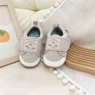 พร้อมส่ง** รองเท้าหัดเดินเด็ก ลายรถ นุ่มสบาย ดีเทลน่ารักสุดๆ…