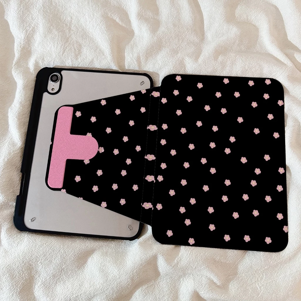 🔥จัดส่งภายใน24ชั่วโมง🔥เคสiPad หมุน 360° flowers Gen12 Pro11 Air8 11 Air7 13 เคสไอแพด Gen9 10.2 Mini7