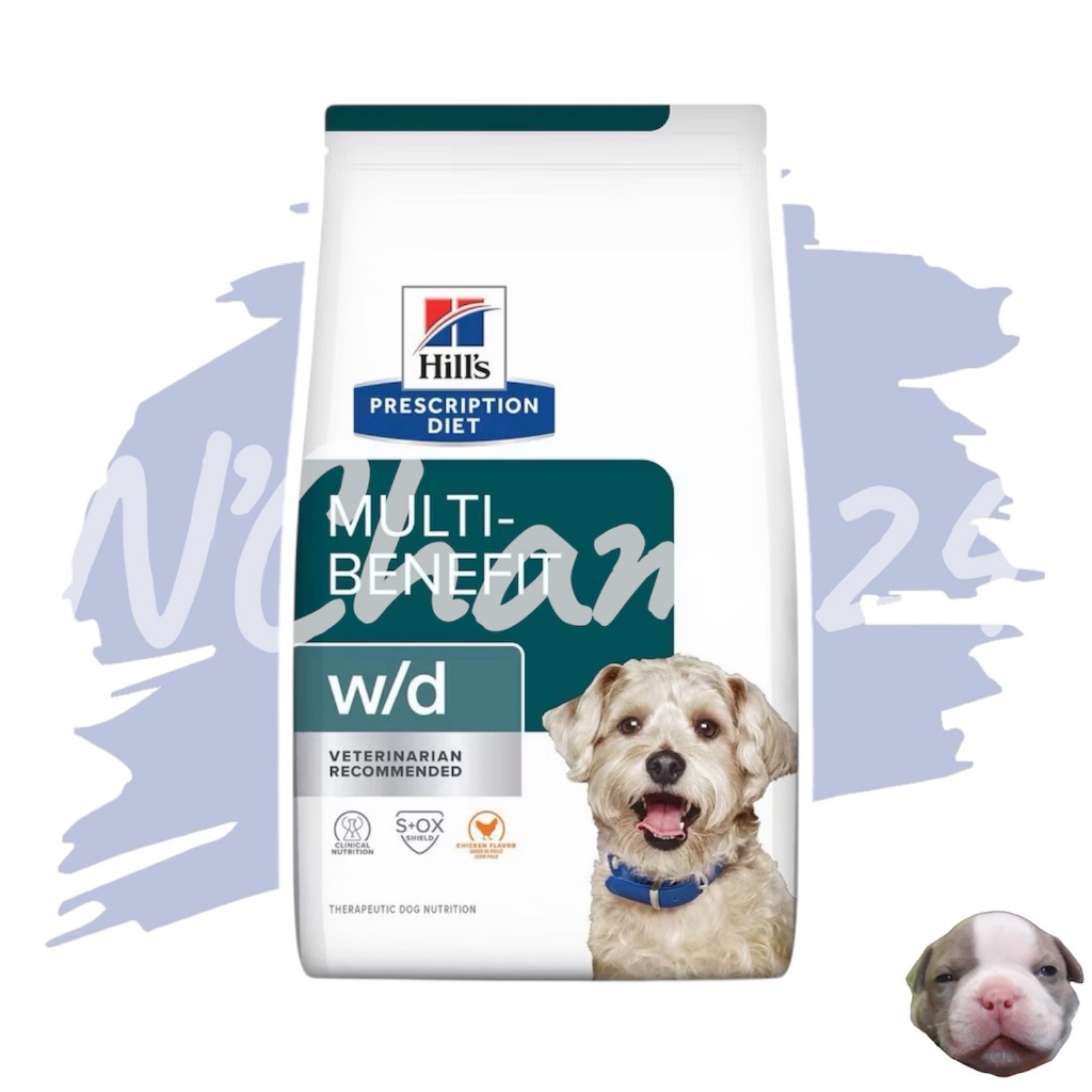 Hill’s w/d อาหารสุนัขเบาหวาน คุมน้ำหนัก 1.5 kg exp.11/27
