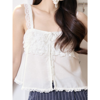 SARSA - Pure Camisole เสื้อระบายดีเทลแต่งเลเยอร์ลูกไม้