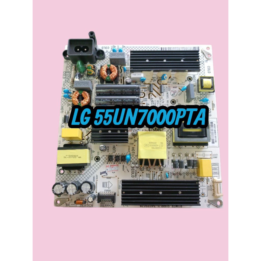 บอร์ดเพาเวอร์ซัพพลายทีวี LG 55 UN 7000PTAแท้ถอดสภาพใหม่มาก