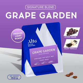 Alto Coffee เมล็ดกาแฟ คั่วกลางค่อนอ่อน Grape Garden Blend (150g)