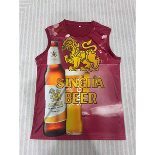 JQ263-Bเสื้อกีฬาแขนกุดลายสิงห์ เสื้อกล้ามคอกลม มี5สี 5ไซส์ ผ้าไมโคร ทรงสปอร์ตกีฬา ใส่ได้ทั้งชายหญิง(สินค้าพร้อมส่งในไทย)