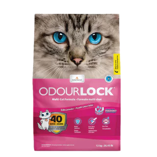 [1 ถุง] ODOURLOCK โอโดล็อก ทรายแมวภูเขาไฟ เกรด อัลตรา พรีเมียม ขนาด 12 กิโลกรัม