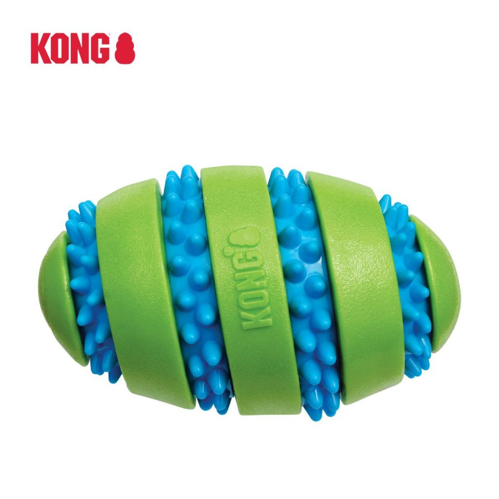 KONG لعبة كلاب كرة قدم Squiggles Goomz ‏L — صورة 4