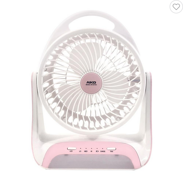 พัดลมพกพา AIKO KN-2816U สีชมพู/สีฟ้า