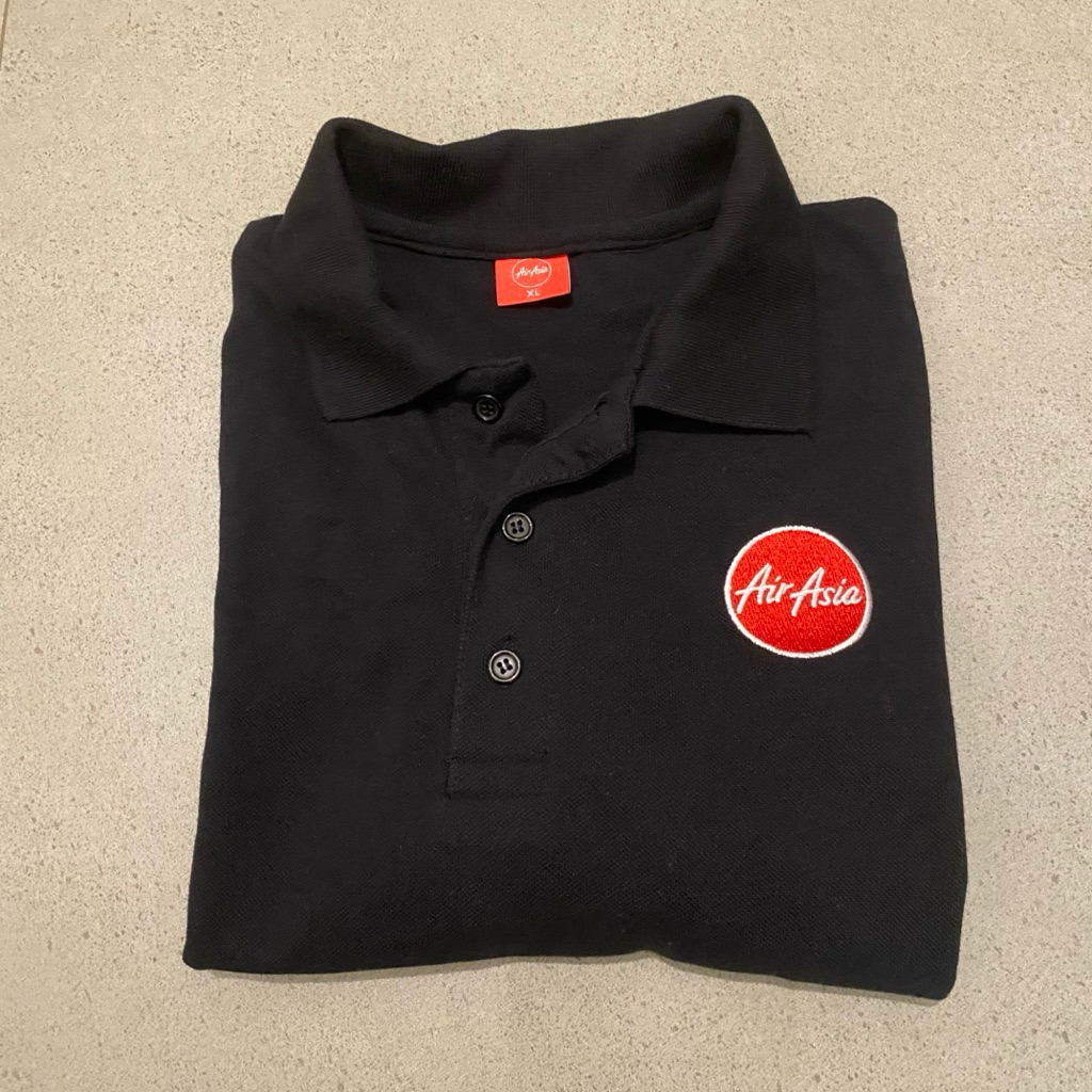 USED AirAsia polo top size XL