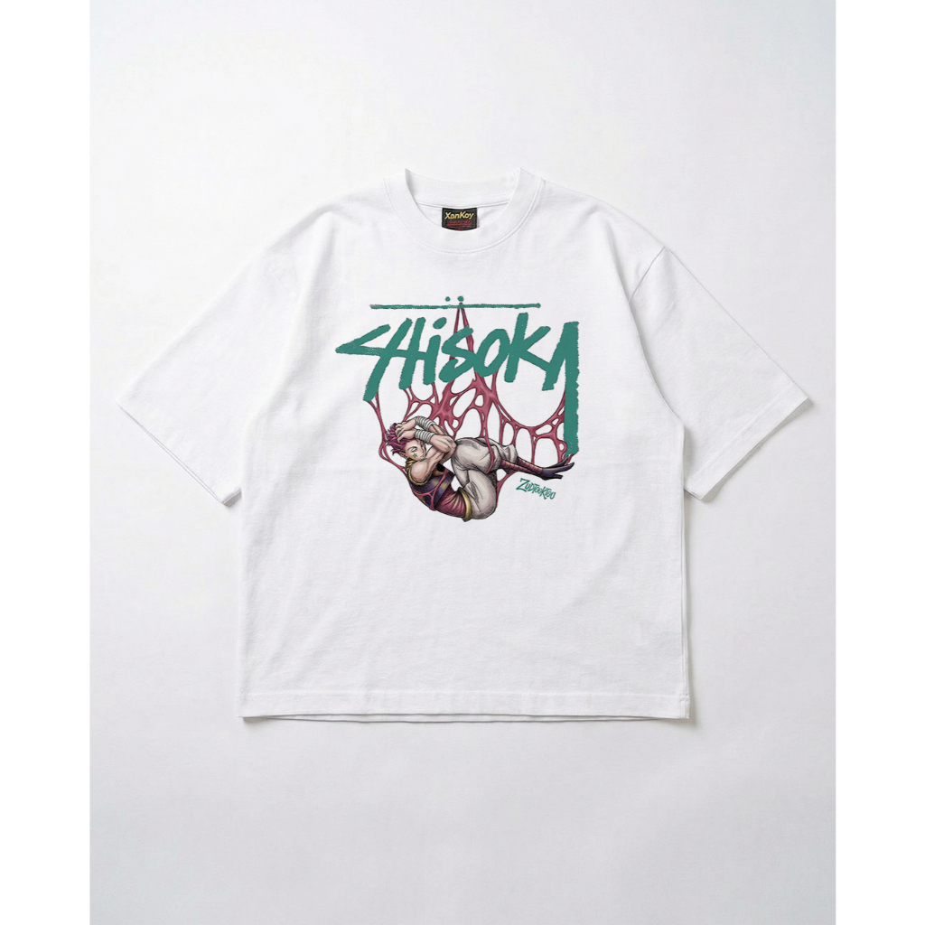 เสื้้อยืด ทรงBOXY HISOKA ヒソカ Bootleg  ZUDTOOKTOU 2026 สายวินเทจ