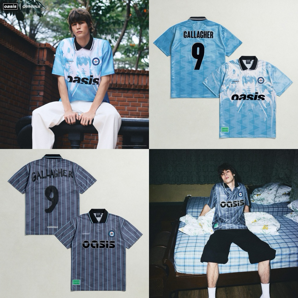 (💯มือ1ของแท้พร้อมส่ง)(🚛กทม.ส่งด่วน) CARNIVAL X OASIS JERSEY