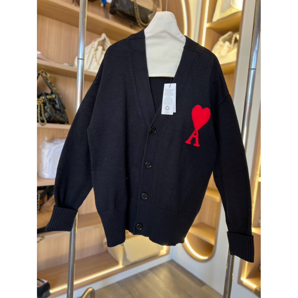 PP144 เสื้อ am cardigan คอวี