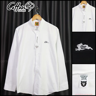 เสื้อเชิ้ต Human-A1 งานปัก Shirt ผ้า Cotton Oxford ทรงสวย ใส่ได้ทั้งชายหญิง พร้อมส่งจากไทย