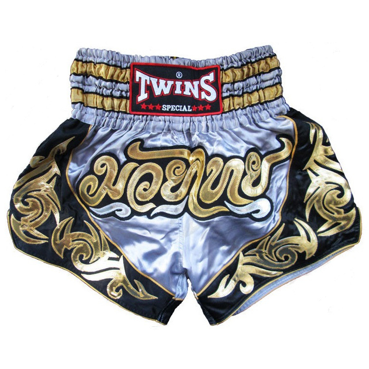 Twins Muay Thai Shorts Grey กางเกงมวยไทย