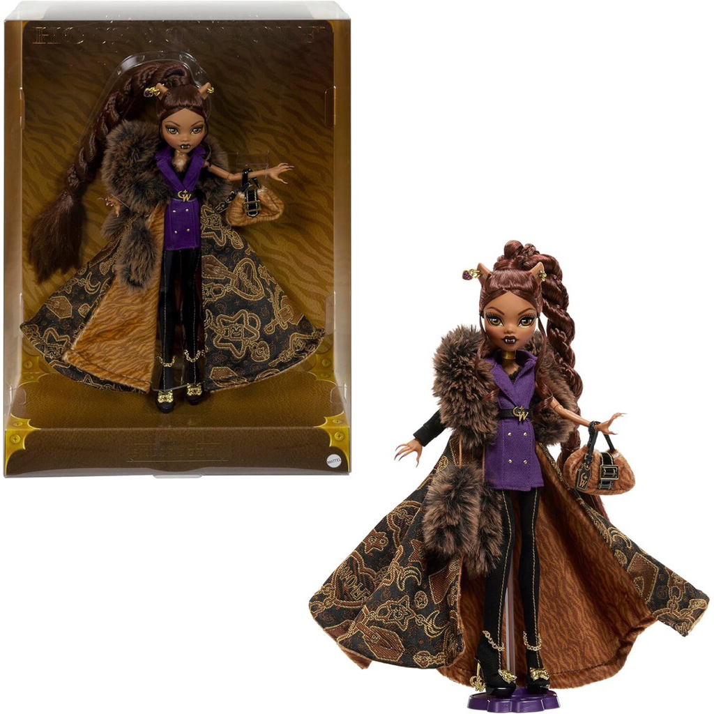 (preorder) 💜🤎Monster High Doll, Clawdeen Wolf House of Wolf Collectible