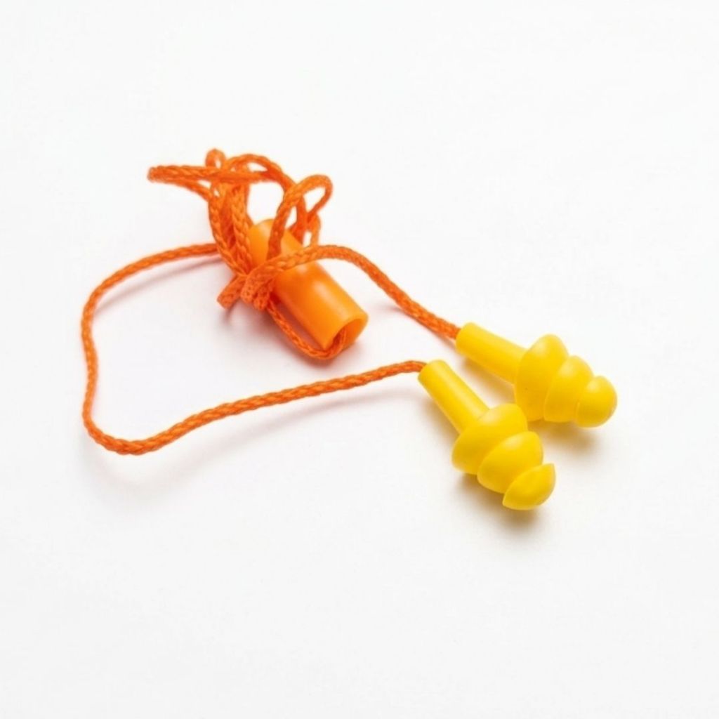 PAN TAIWAN เอียปลั๊ก ที่อุดหูกันเสียง แบบมีสาย พร้อมกล่องเก็บ Earplug รุ่น SE1363 (1คู่) ราคา ถูกที่สุด ดีลบีเคเค แกลเลอรีภาพที่ 3
