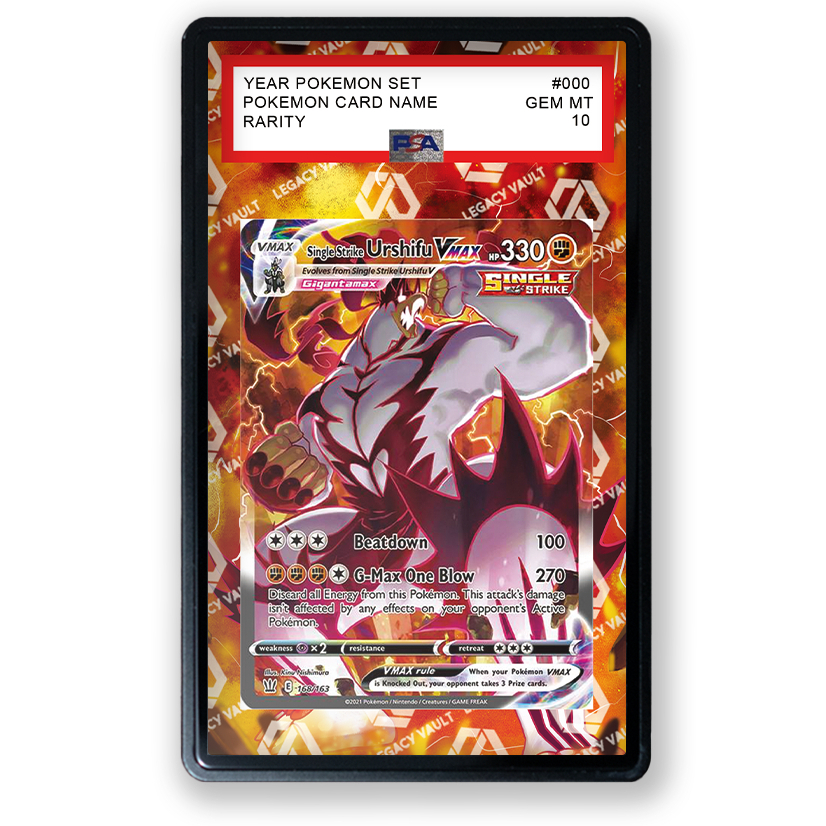 Single Strike Urshifu VMAX #168 Pokemon Battle Styles / #85 Pokemon Japanese Single Strike Master Ex