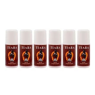 Tiara โรลออนเทียร่าป็อปคันทรี่ 45 มล. (6ชิ้น/ชุด) โรลออน ระงับกลิ่นกาย ลูกกลิ้ง ทารักแร้ ลดกลิ่นตัว หอมยาวนาน
