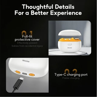 MeeGoo M3 ตัวตัดเล็บไฟฟ้า Electric Nail Clipper ความเร็ว 2 ระดับ พกพาสะดวก ขนาดกะทัดรัด Type-C