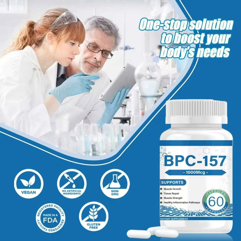 BPC - 157 แคปซูล BPC - 157- pro 1000 MB เพิ่มการฟื้นฟูกล้ามเนื้อ และการซ่อมแซมเนื้อเยื่อ