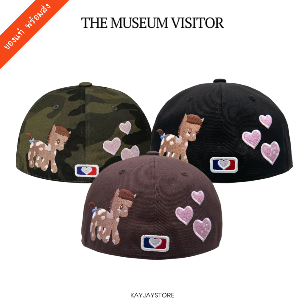 ✨พร้อมส่ง✨ The Museum Visitor หมวก Pony Embroidery Cap ของแท้ 100%