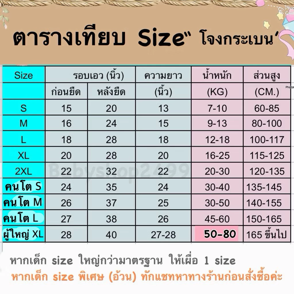 เฉพาะโจงกระเบน เด็กโต ผู้ใหญ่ ลายผ้าไทย (สำเร็จรูปยางยืด) ✅ส่งใน 1 -3 วัน ใส่ได้ทั้งหญิงและชาย thumbnail 3