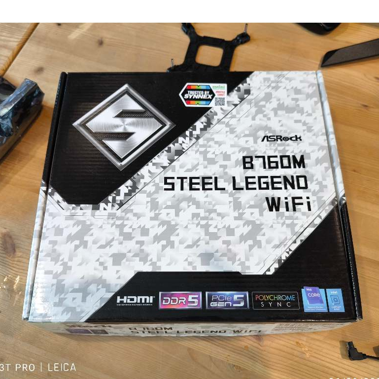 ASROCK B760M STEEL LEGEND WIFI (DDR5)(LGA 1700)(MICRO-ATX) เมนบอร์ดมือสอง ครบกล่อง ประกันศูนย์ไทย มี