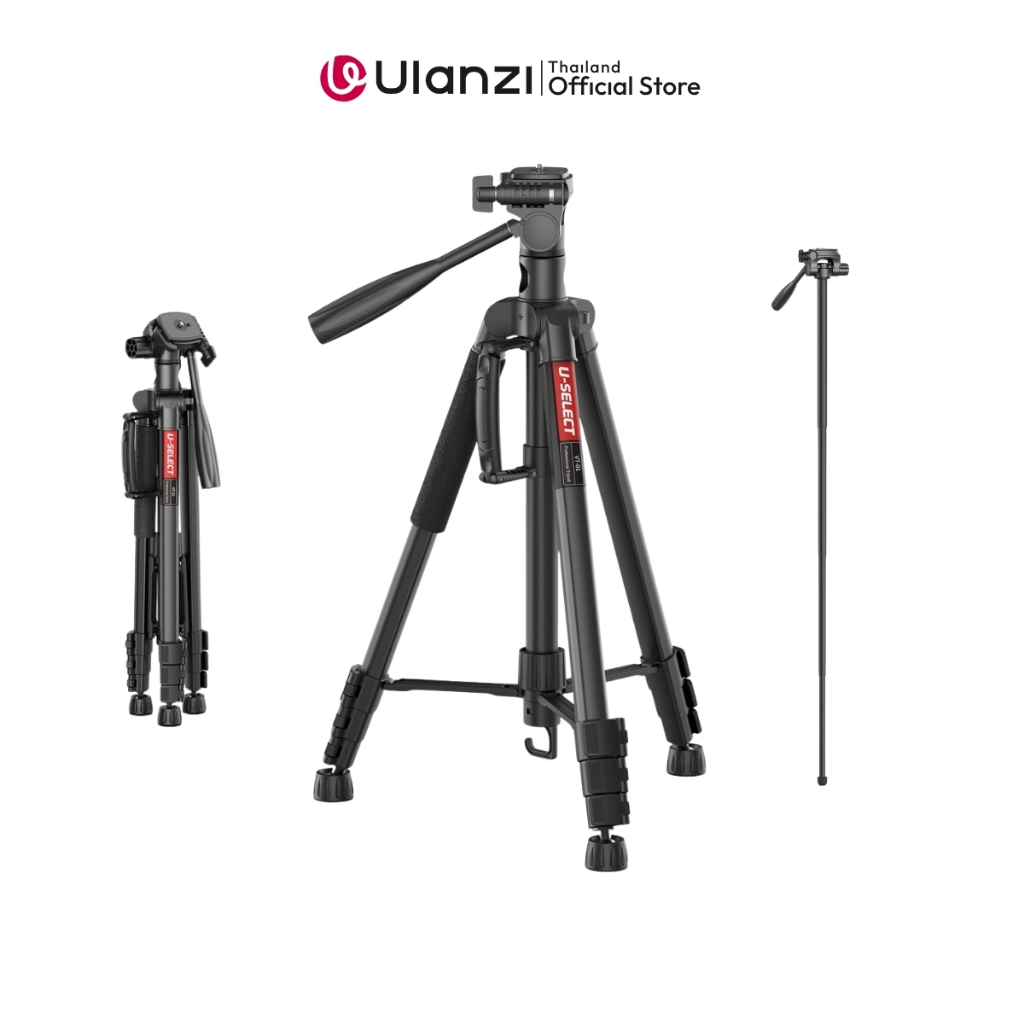 Ulanzi VT01 Tripod ขาตั้งกล้อง DSLR Mirrorless ขาตั้งอลูมิเนียม โมโนพอต สำหรับถ่ายภาพ วิดีโอ Topview