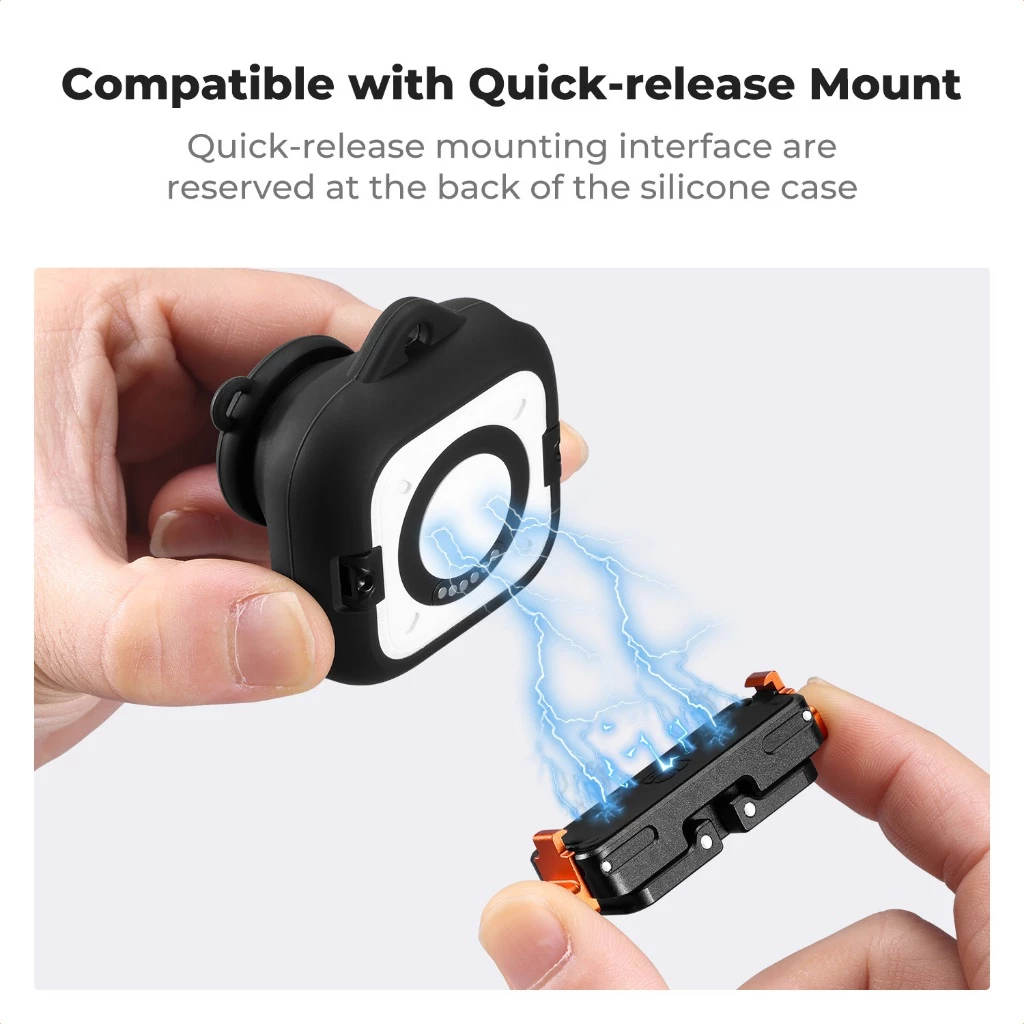 K&F CONCEPT เคสซิลิโคนนุ่ม กันกระแทก กันรอย สวมใส่สบาย สำหรับ Insta360 Go Ultra อุปกรณ์เสริมกล้อง thumbnail 9