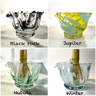 ถ้วยชงมัทฉะญี่ปุ่น handmade glass matcha bowl มีหลายแบบให้เลือก - Fray chawan