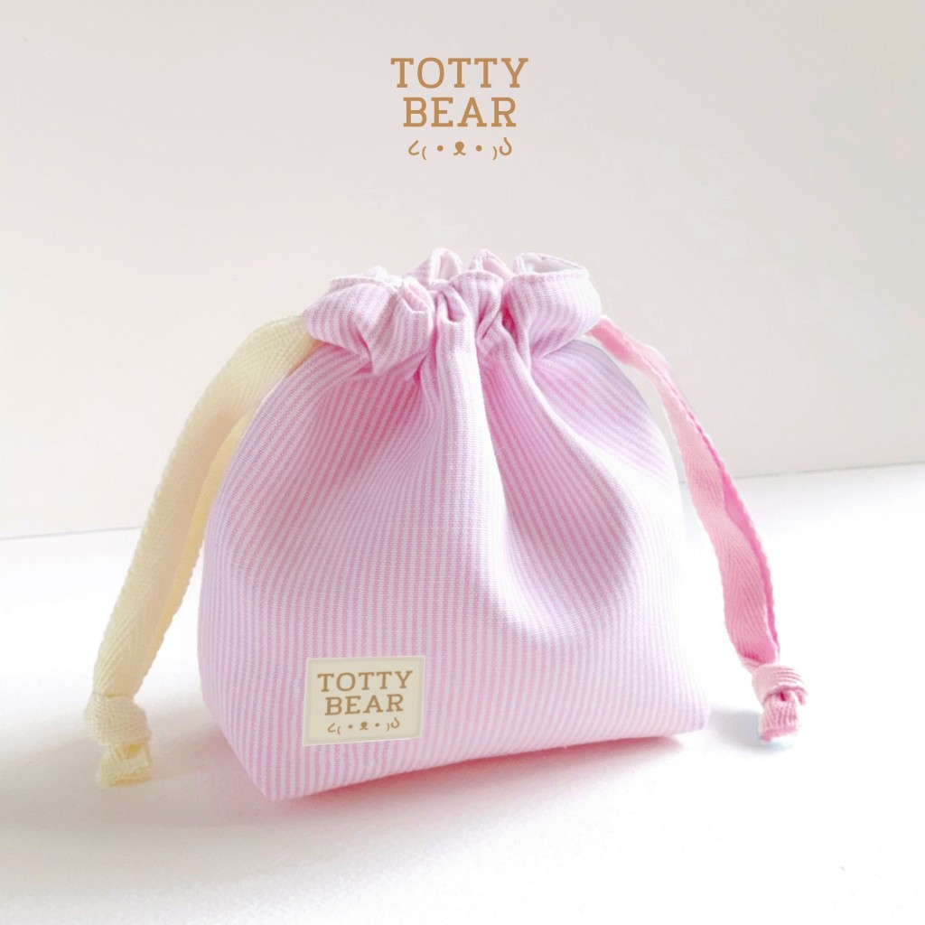 กระเป๋าหูรูด Totty 𝐕.𝟐 💚 มีให้เลือก 31 ลาย🌼มีซับใน  ทรงขนมจีบ 6*5 นิ้ว ใบเล็กน่ารัก ถุงผ้าหูรูด พส.จีน น่ารัก ของขวัญ