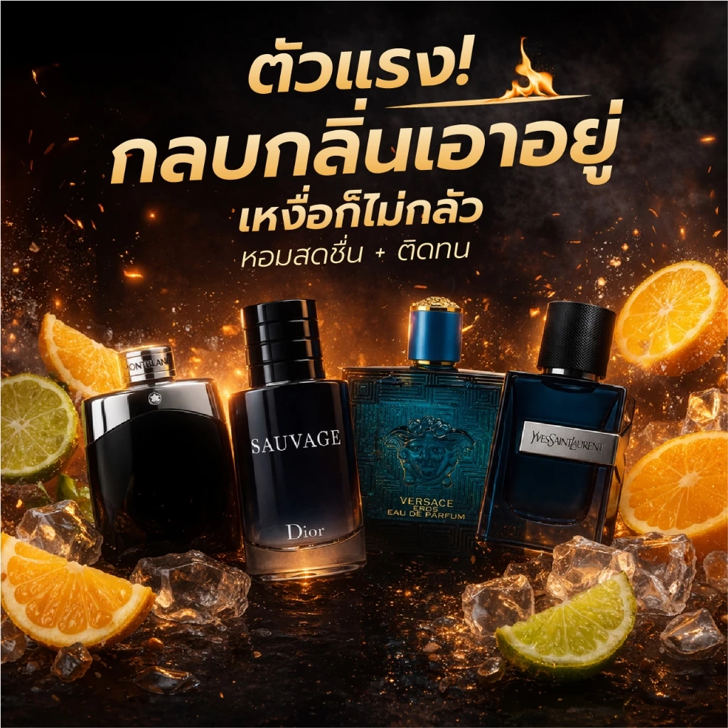 น้ำหอมสีชา [ตัวแรง / สดชื่น / ติดทน] เหงื่อออกก็ไม่กลัว ติดทน สีชาออยล์ Seecha oil perfume ขนาด 50 ml