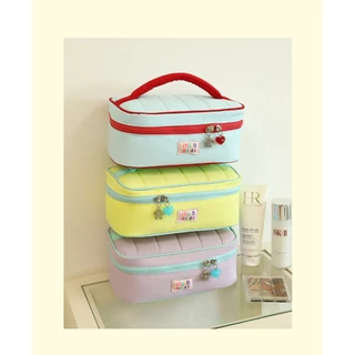 พร้อมส่ง 🍬 กระเป๋าเครื่องสำอางค์ Macaroon กระเป๋าจัดระเบียบ จุของได้เยอะ น้ำหนักเบา มีให้เลือก 6 สี