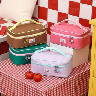 พร้อมส่ง 🍬 กระเป๋าเครื่องสำอางค์ Macaroon กระเป๋าจัดระเบียบ จุของได้เยอะ น้ำหนักเบา มีให้เลือก 6 สี