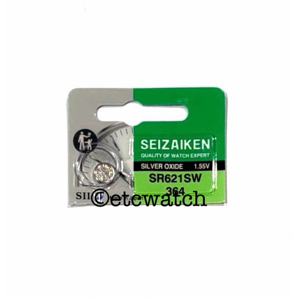 ถ่านกระดุม Seizaiken 364 / SR621SW ตัดขาย 1 ก้อน