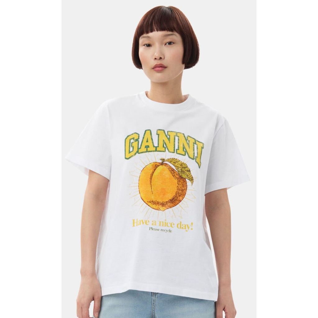 GANNI Relaxed Peach T-shirt size S