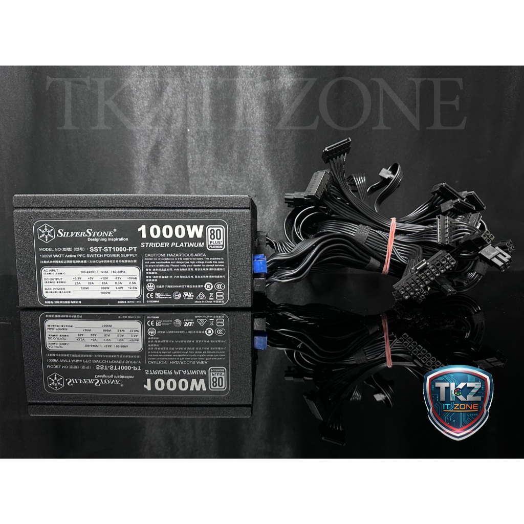 เพาเวอร์ซัพพลาย(power supply) Silverstone SST-ST1000-PTS  ( 1000w 80+ platinum )