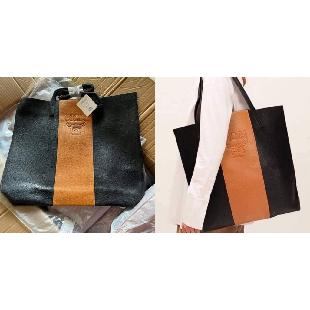 กระเป๋าใส่เอกสาร โน๊ตบุค New M@M Tote Bag (เป็นสินค้าทำยอดจากฝั่งเคาน์เตอร์น้ำหอม)