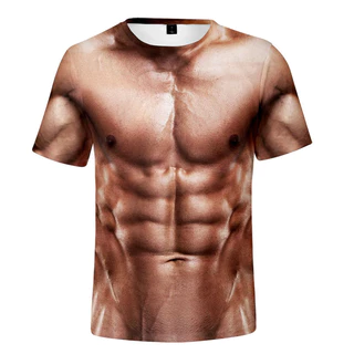 ▫พร้อมส่ง! เสื้อยืดแขนสั้นลําลอง พิมพ์ลายกราฟฟิค 3 มิติ สําหรับผู้ชาย