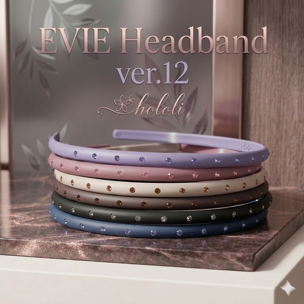 ✨️ขนาดใหม่คาดผมไม่เจ็บ กระชับ 0.7 ml. HO'OLOLI HEADBAND : EVIE HEADBAND VER.12
